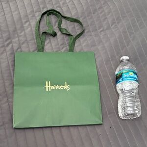 Harrods Forest Green Shopping Bag